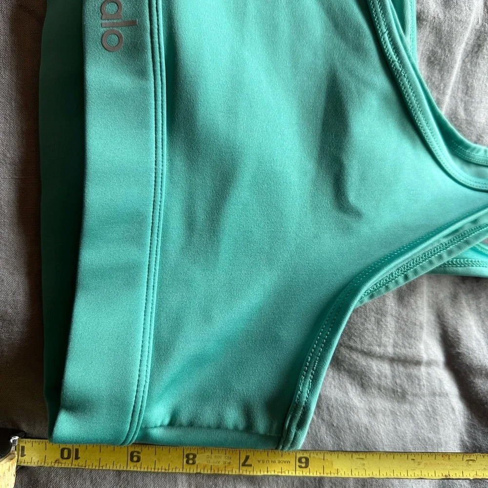 ALO Yoga Teal Sports Bra - Picture 5 of 5